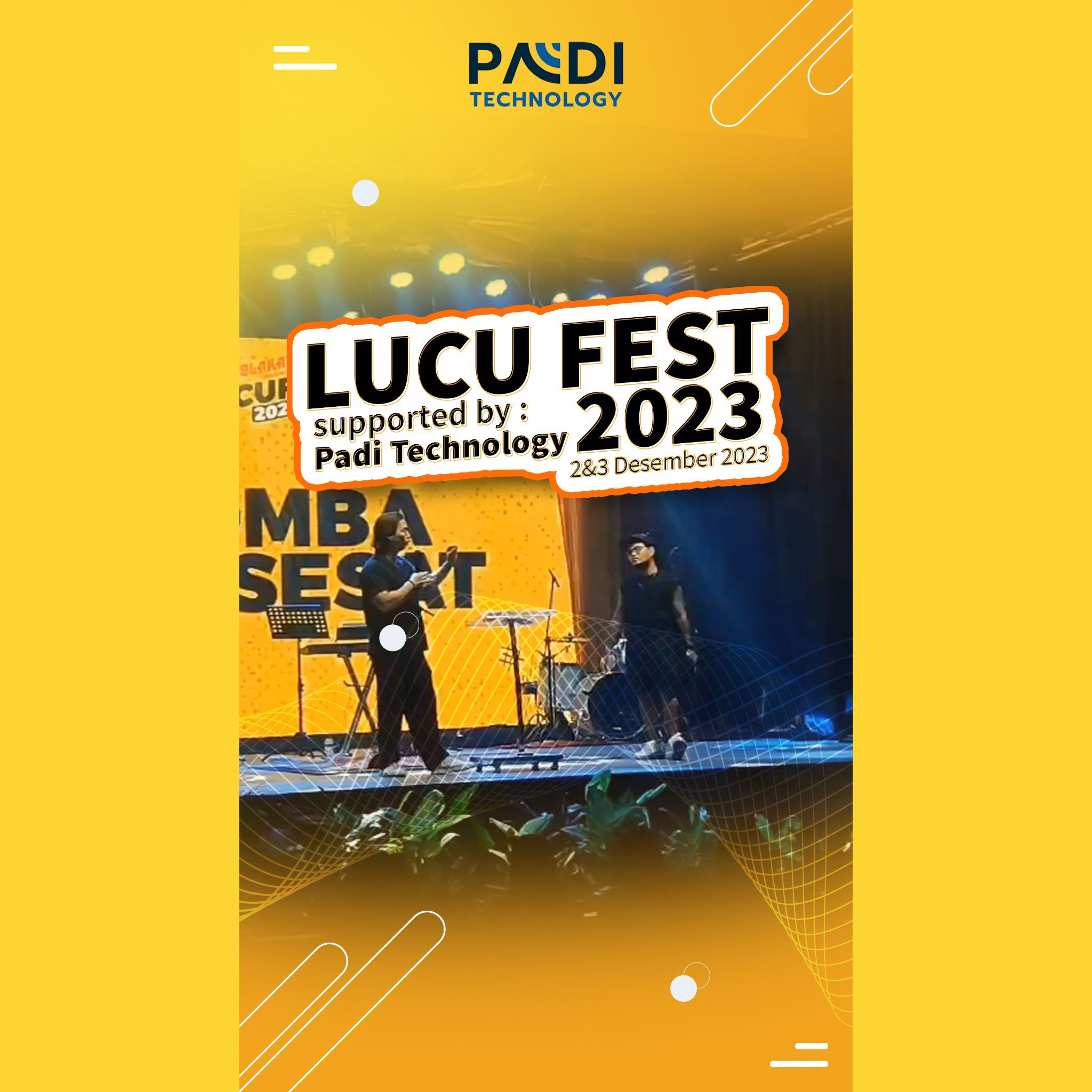 LucuFest 2023 bekerjasama dengan Padi Technology untuk kebutuhan layanan Live Streaming selama acara