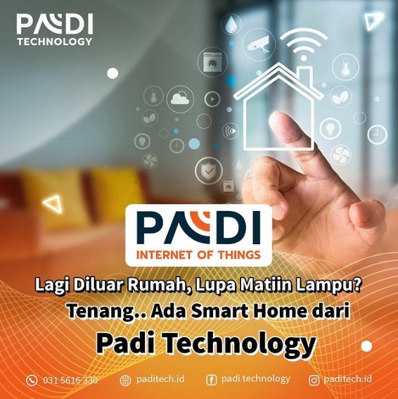 Smart Home dari Padi Internet of Things (IoT) by Padi Technology