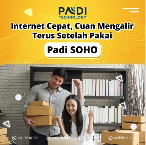 Padi SOHO Internet Pilihan untuk Kantor Rumahan