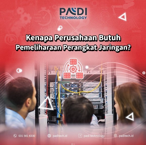 Butuh tim untuk pemeliharaan perangkat jaringan Anda? Ini alasan layanan Engineer on Site dari Padi Technology hadir!