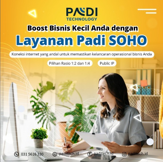 Layanan SOHO Padi Internet: Solusi Internet Terbaik untuk Bisnis Kecil dan Home Office